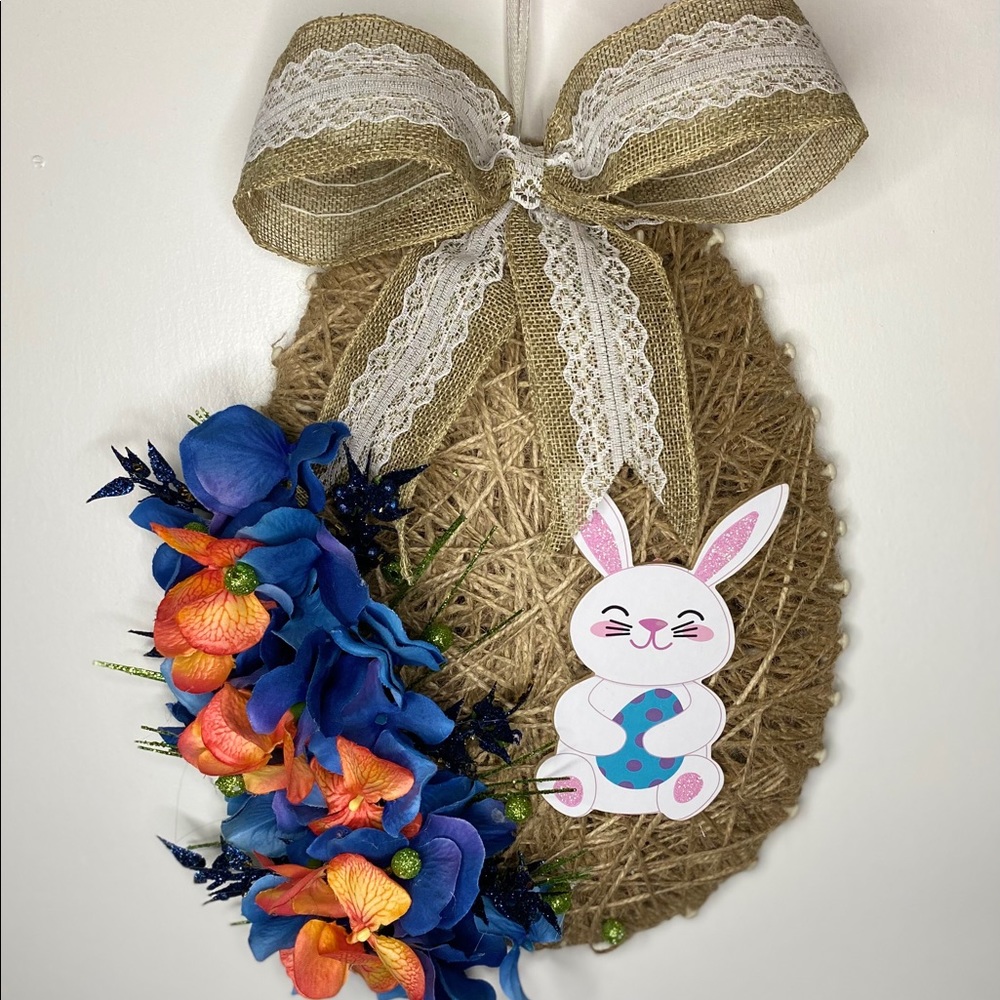Easter Egg wreath door decoration